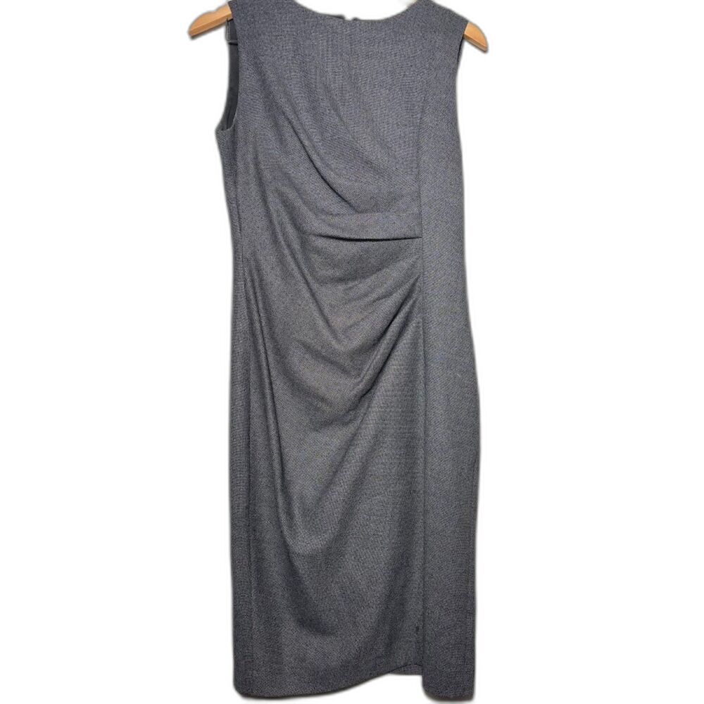 MaxMara Maura Dress Women's Size 10 gray Sheath Workwear Office Cocktail